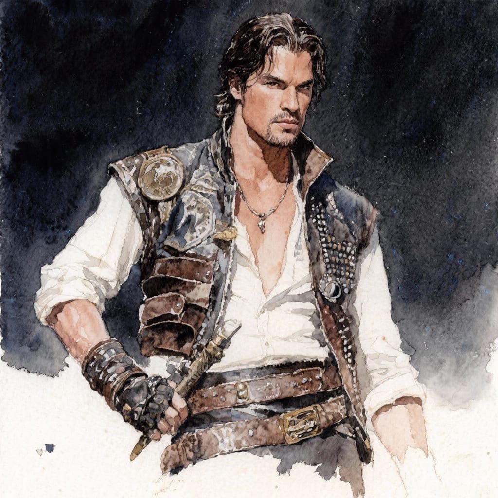 Mr. Raider, The Vain Man in Watercolour