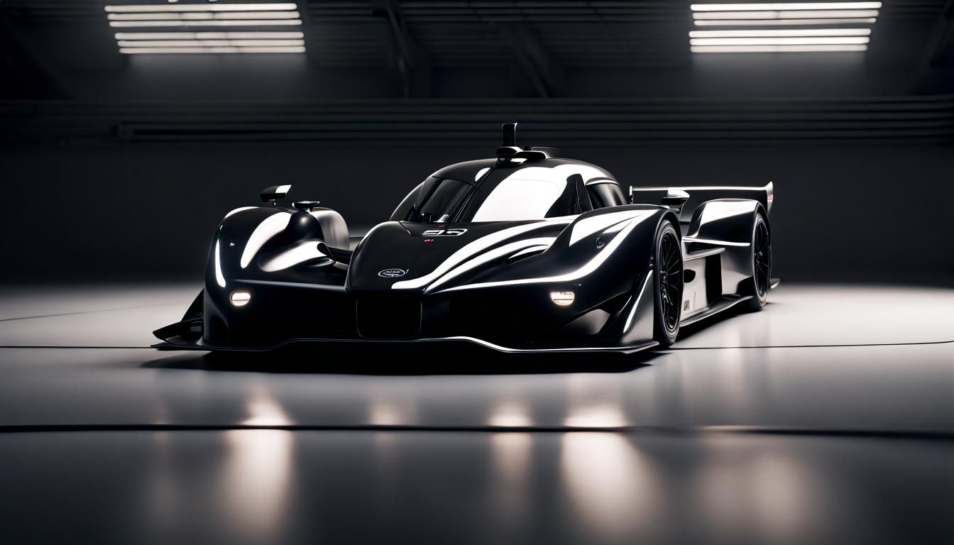 Praga Bohema Race Car: Ultrarealistic Studio Front View