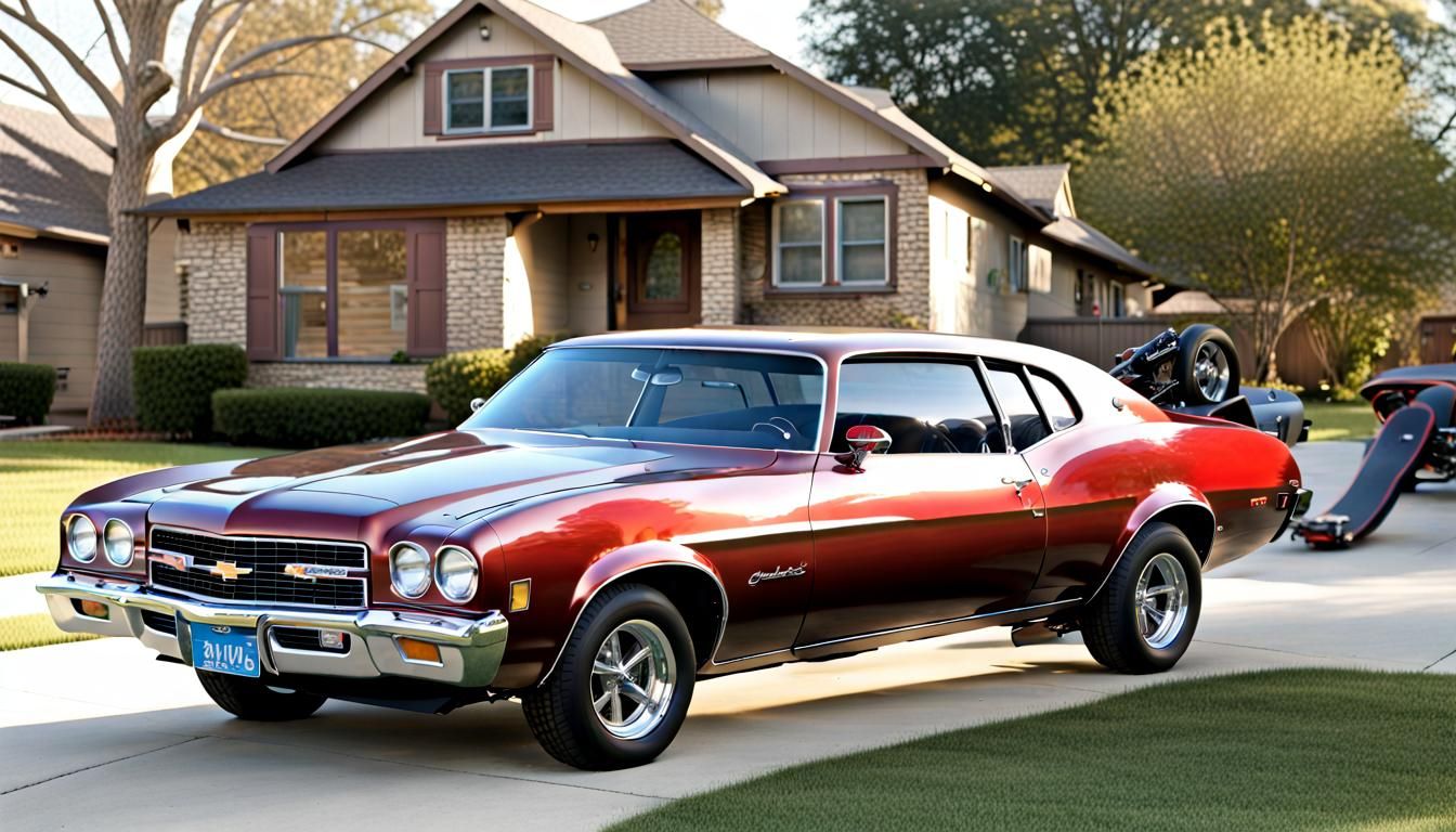 1970s Chevrolet Super Sport: A Retro Scene
