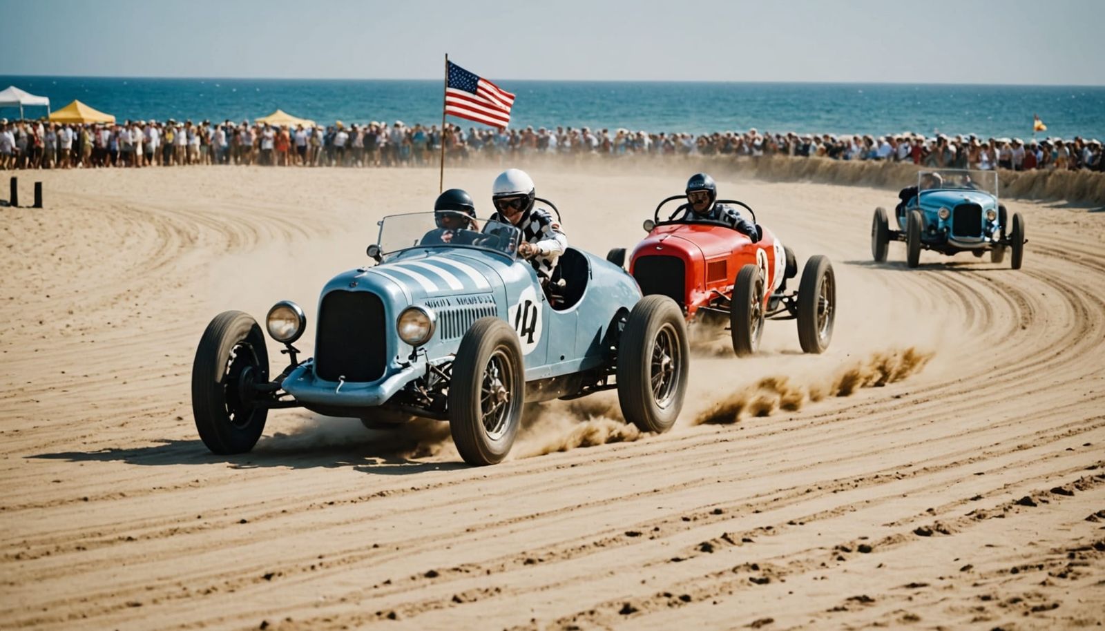 Retro Beach Racing Thrills
