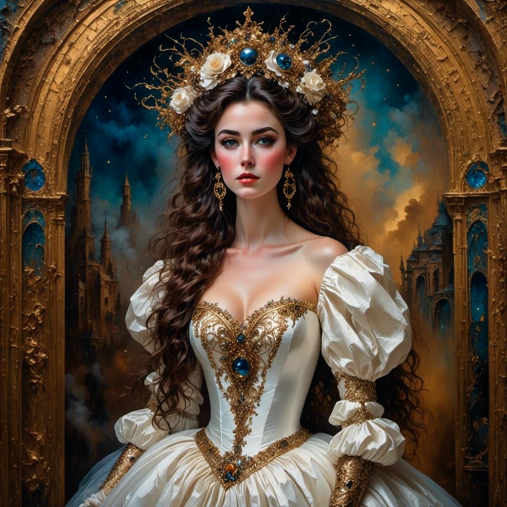 Sarah from Labyrinth at Masquerade Ball