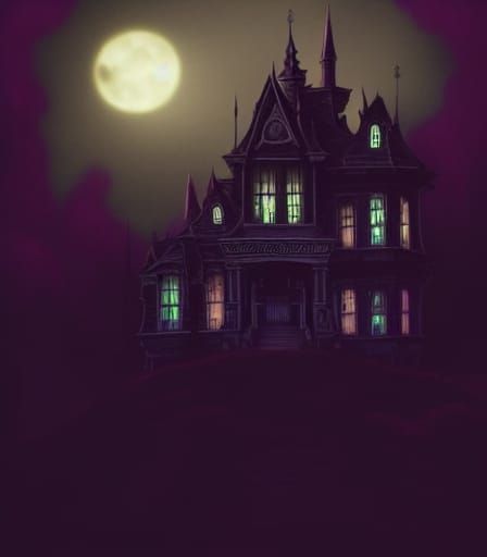 Haunted Victorian Halloween Palace by Studio Ghibli