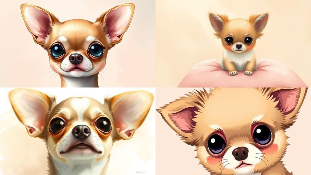 Cute Chihuahua with Oversized Eyes