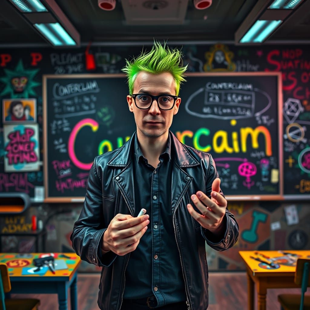 Professor of Punk Rock Philosophy Lectures on Counterclaim