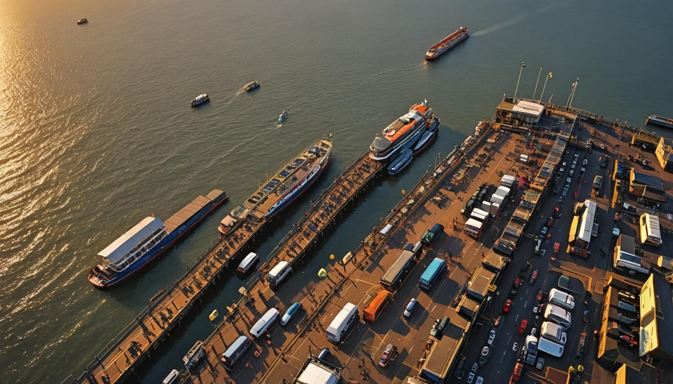 Sunset Over Southend Pier: A Fantasy Matte Painting