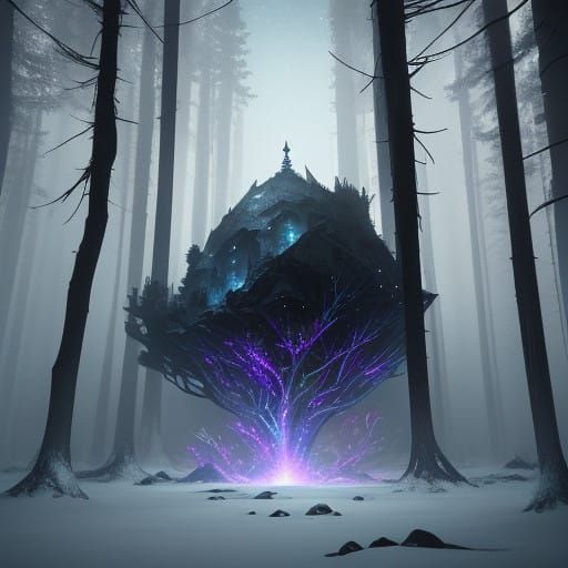 Richer mana tree, hidden in the snowy forest