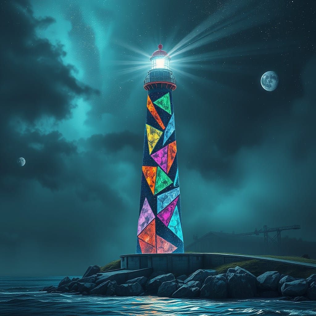 Luminous Lighthouse Illuminates Cosmic Grey
