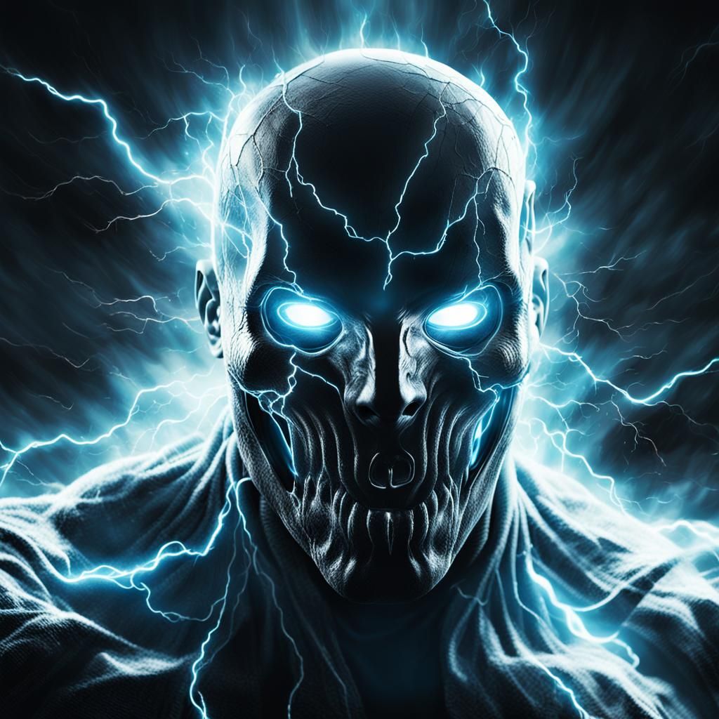 Electric Ghost in Stormy Concept Art