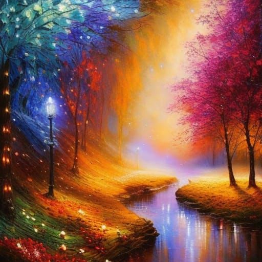 Luminescent Winter: Calligraphy Ink Landscape Painting