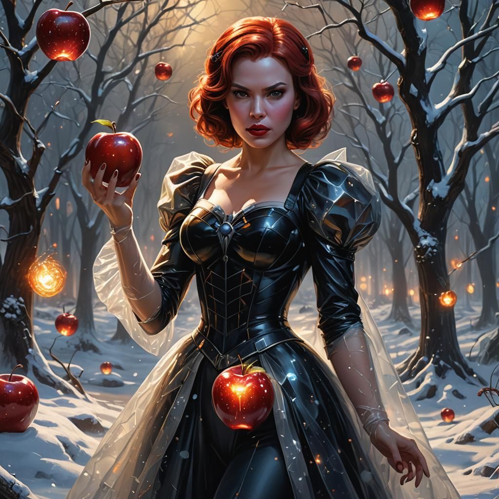 Black Widow as Snow White
