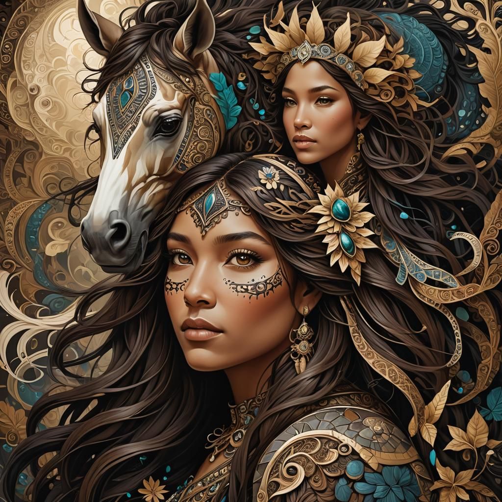 Unami Princess of the Lenne Lenape Tribe