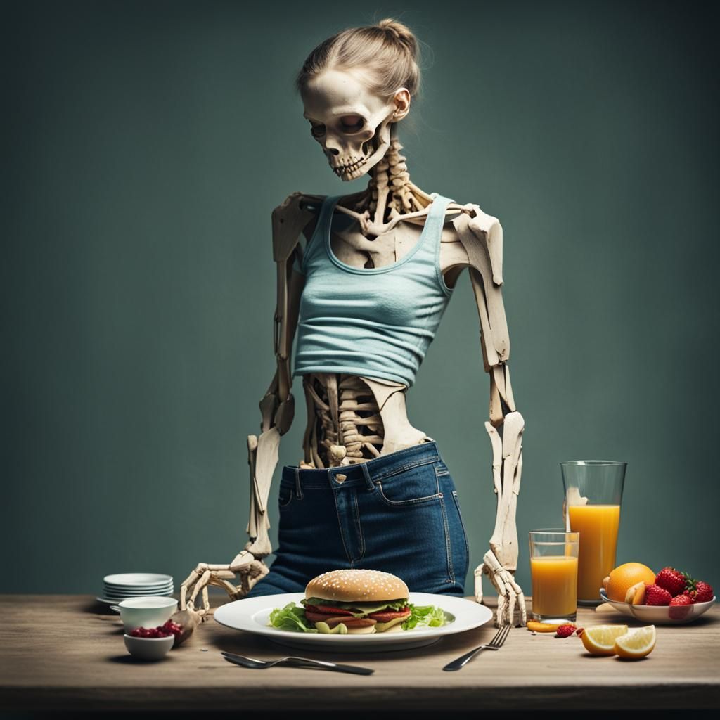 Anorexia: A Stark Visual Representation