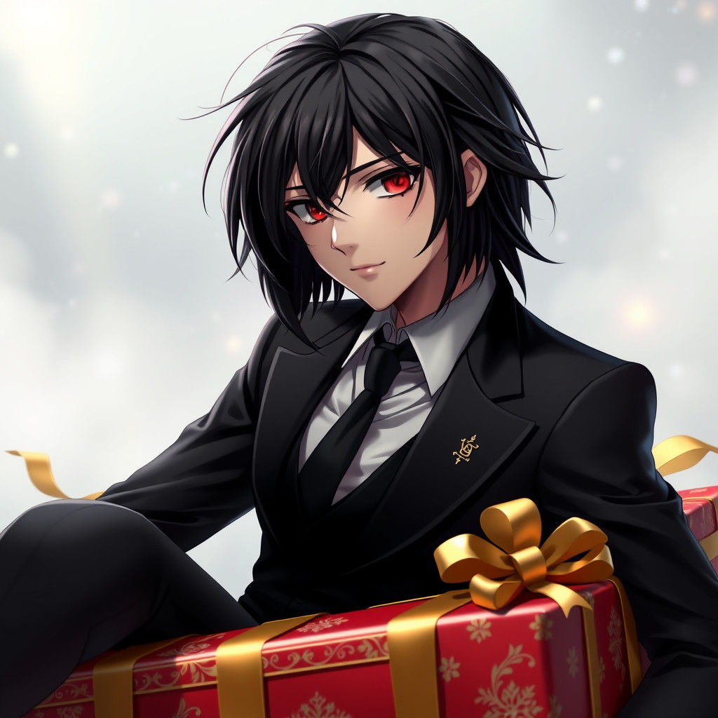 Mysterious Butler Sits on Lavish Christmas Present in Dreaml...