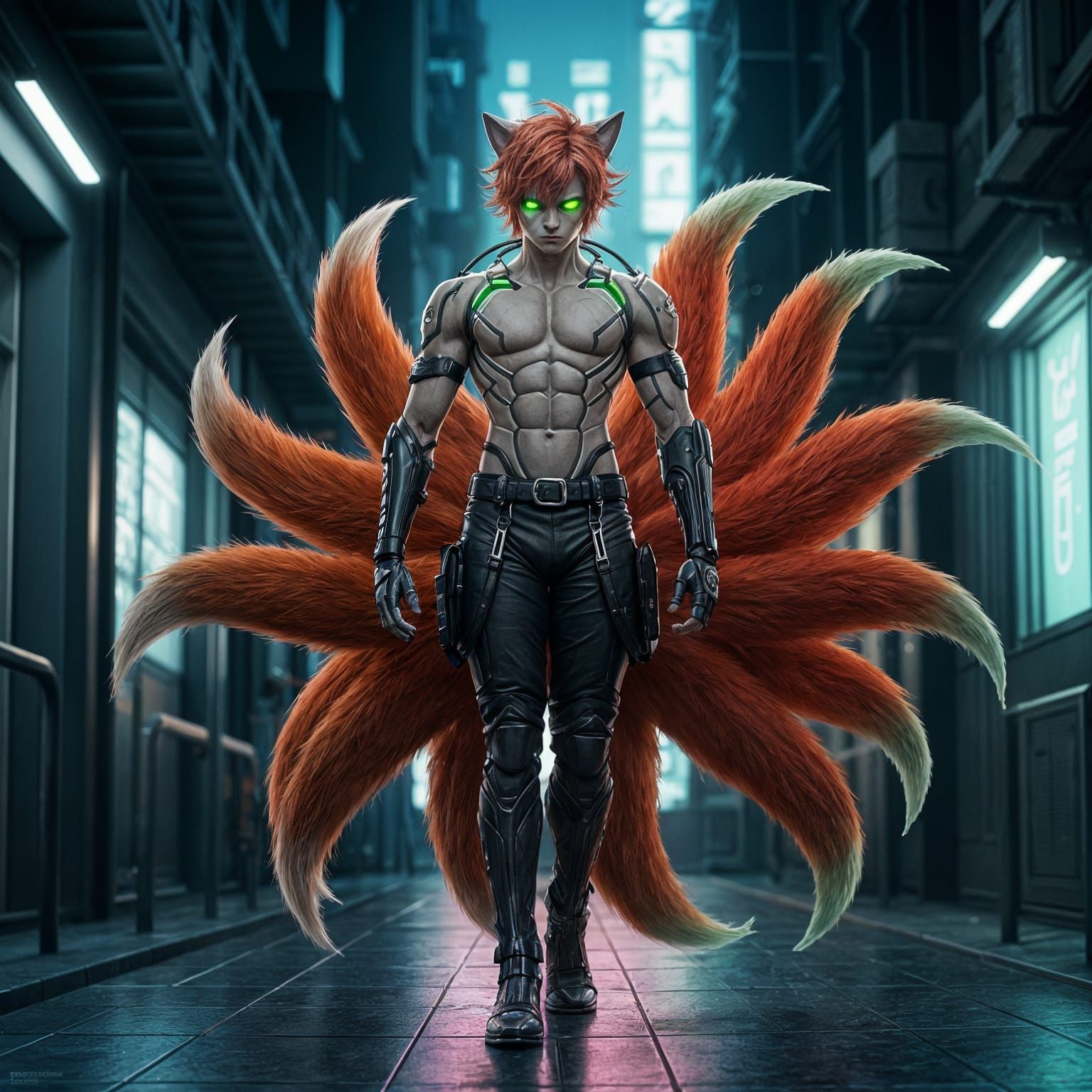 **Nerfarious (Nefar)** is a nanotech kitsune male from Secto...