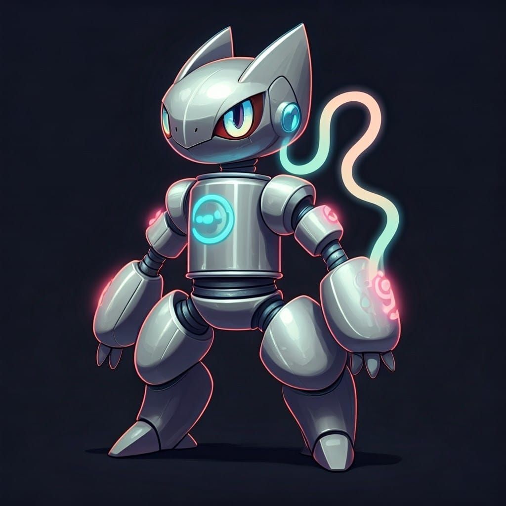 Sleek Metallic Fakemon Inspired by Soda Culture