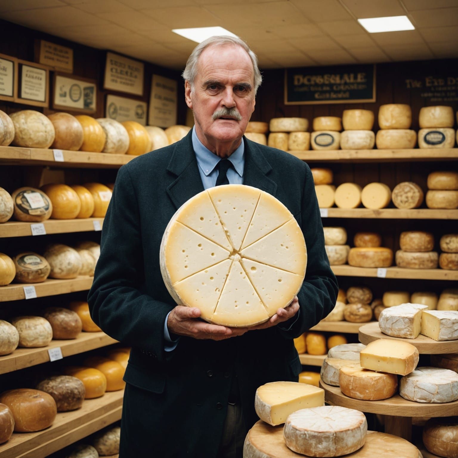 John Cleese in a Cheese Shop