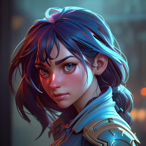 Detailed Toy Store Window Portrait in Art Nouveau Style