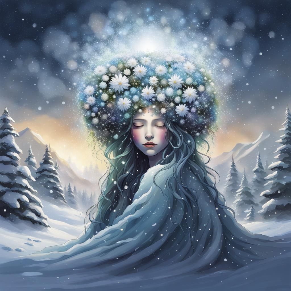 Gaia: Earth Spirit Emerges from Winter