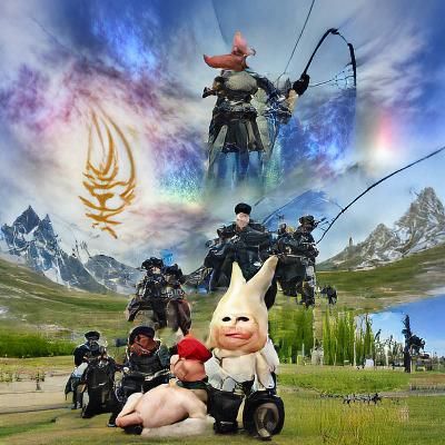 Final Fantasy XIV AI Image