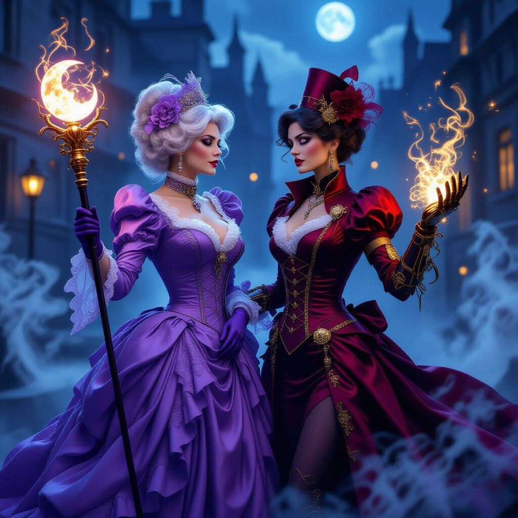 Victorian Duchess & Steampunk Countess Cast Magic
