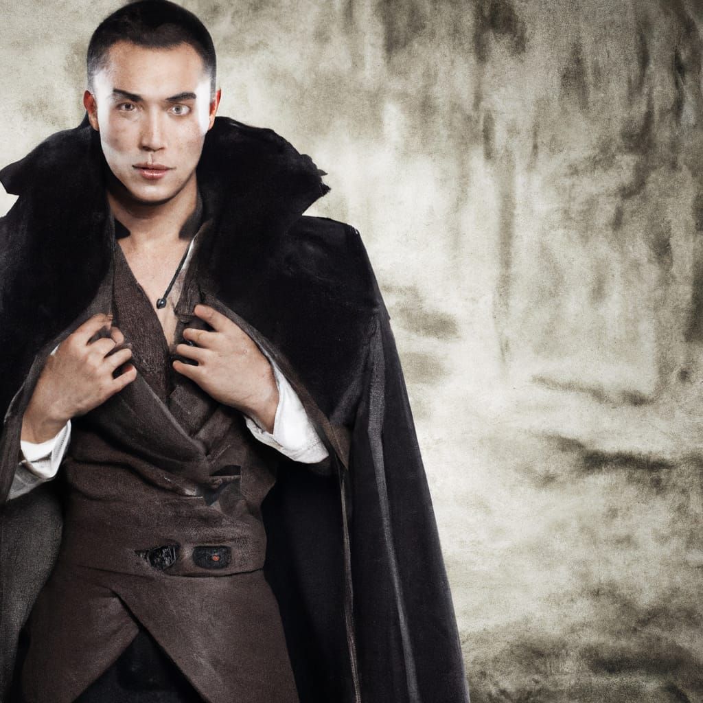 Charismatic Bard in Action: AI-Generated Image