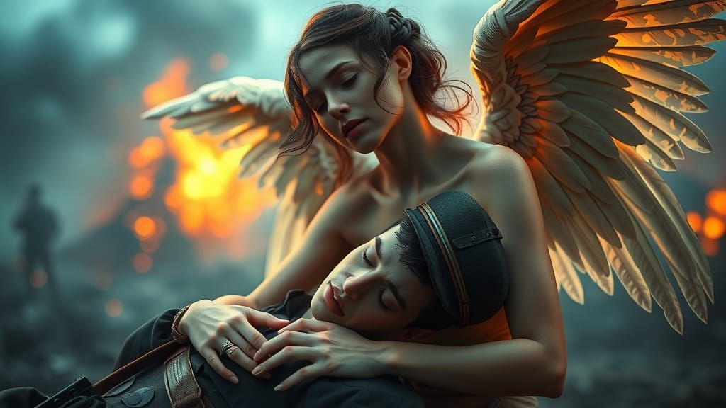 Angel of Verdun: A Hyper-Detailed 8k Portrait