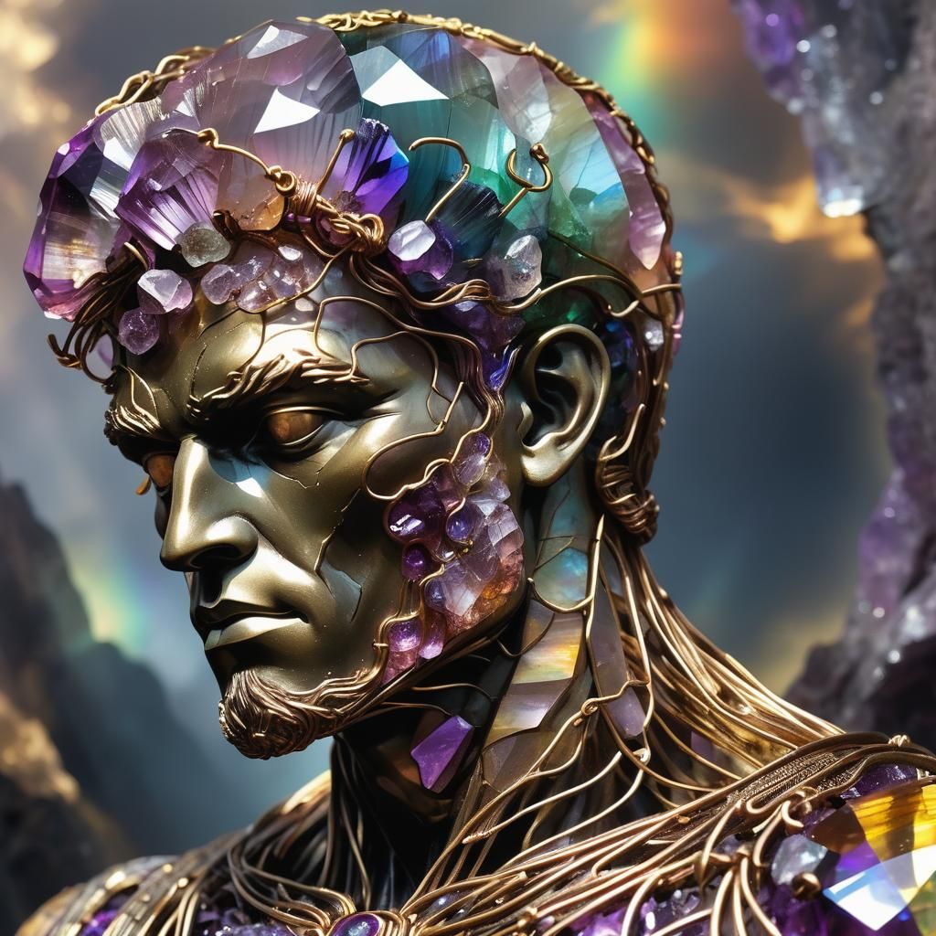 Crystal Man in Hand: Heaven and Hell Concept Art