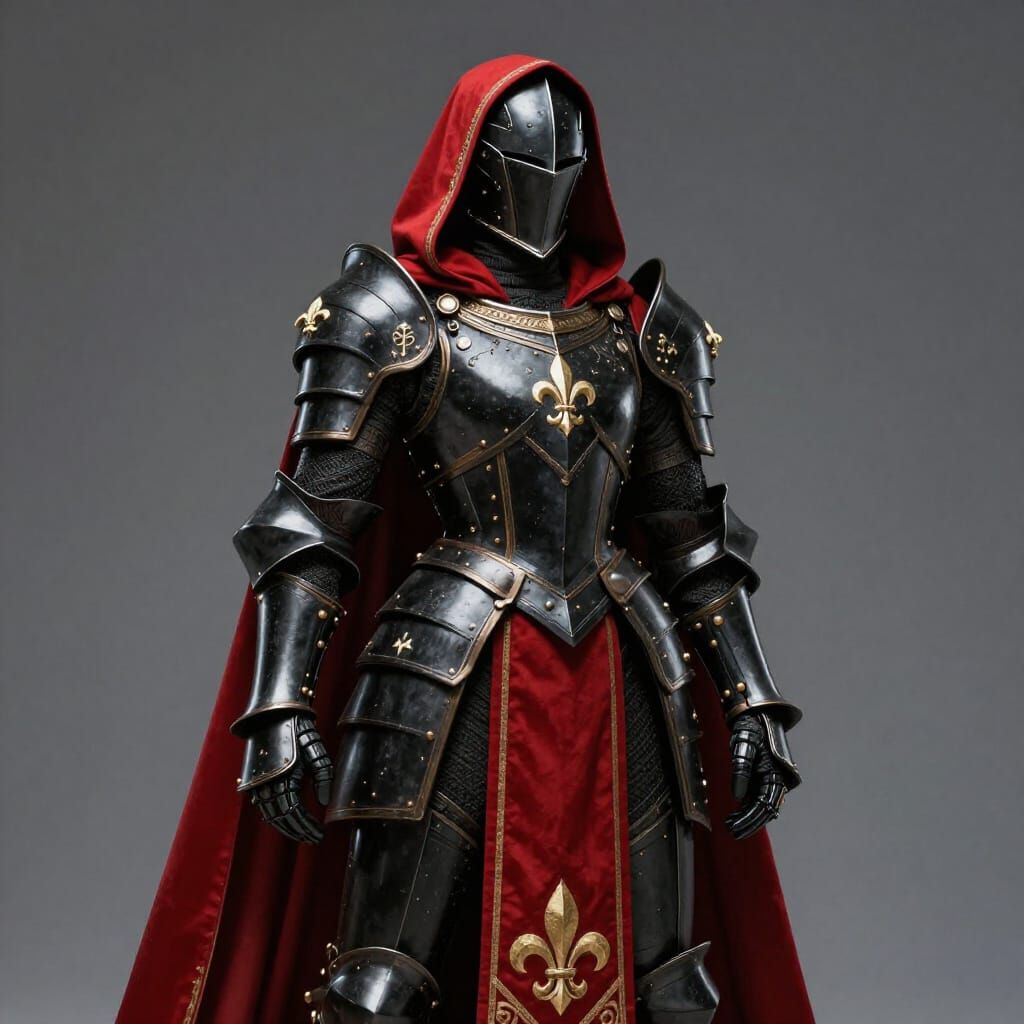 Sister of Battle in Ornate Gothic Power Armor