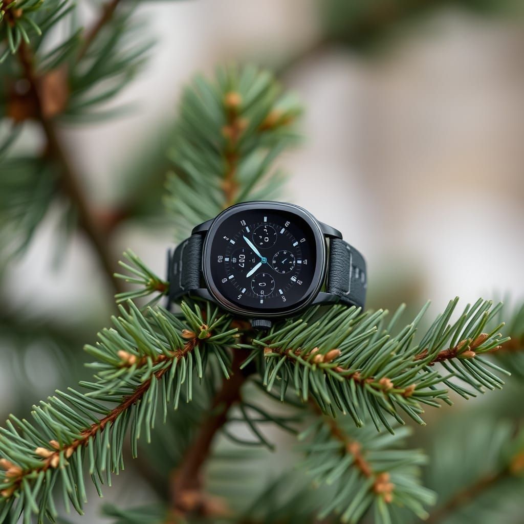 Smartwatch Found on Pine Tree Branch
