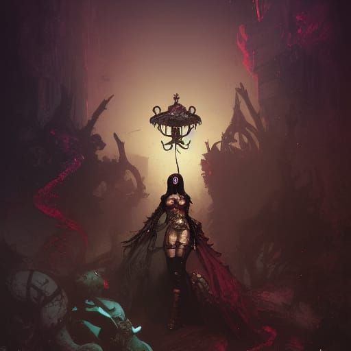 Dark Fantasy Collaboration: Hyperdetailed Digital Art