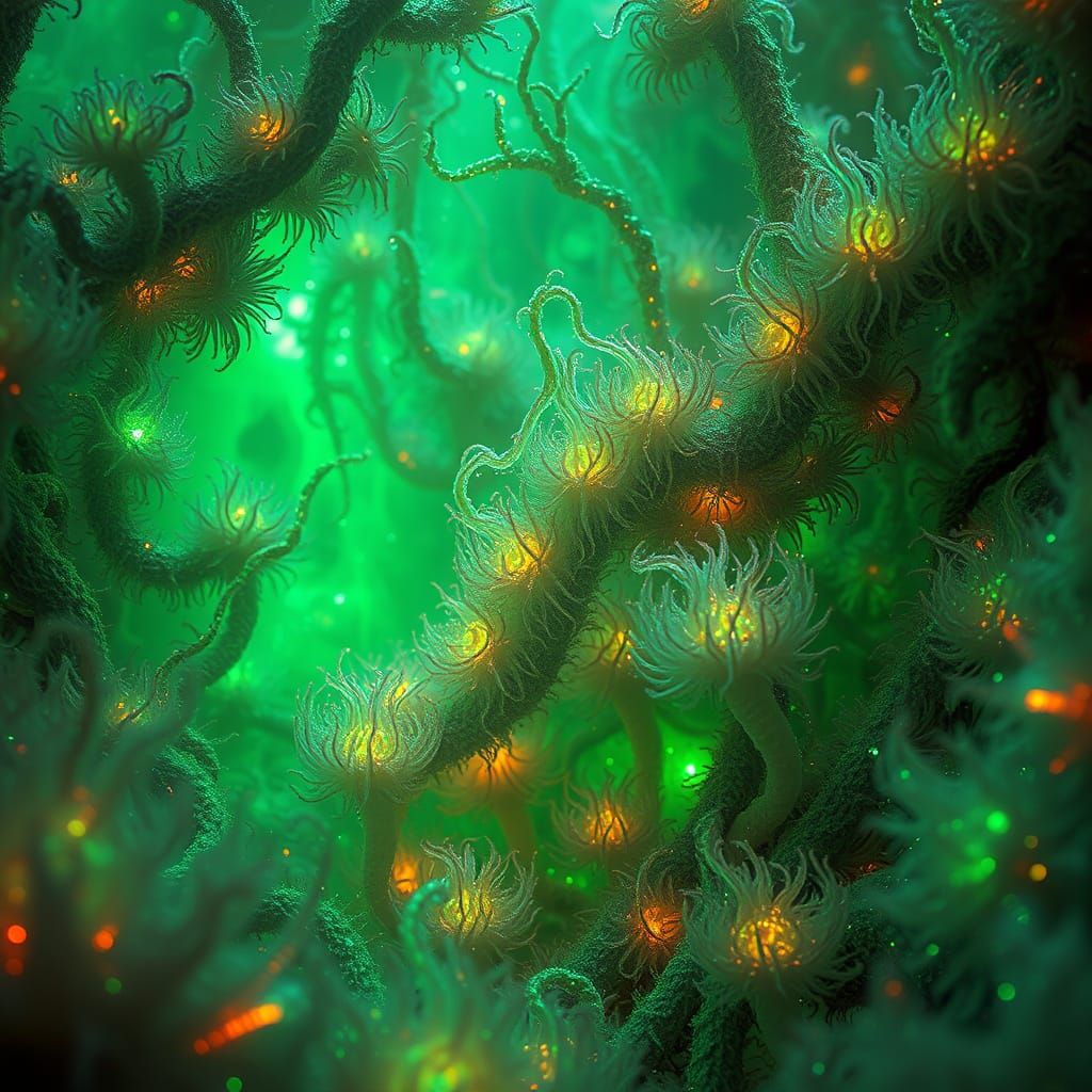 Ethereal Emerald Nightmare: A Twisted Realm of Trichophobes