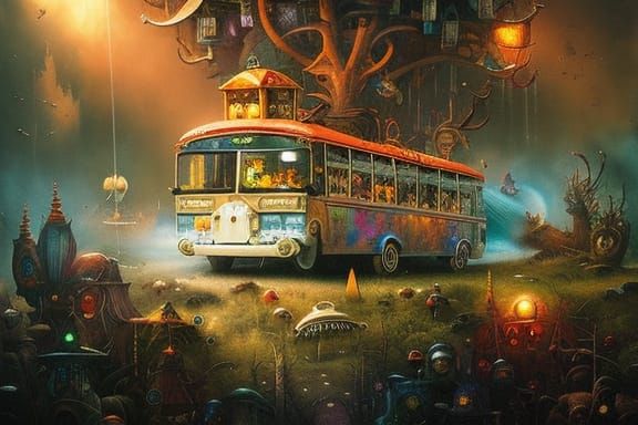 "All aboard the fungus bus!!!!!"