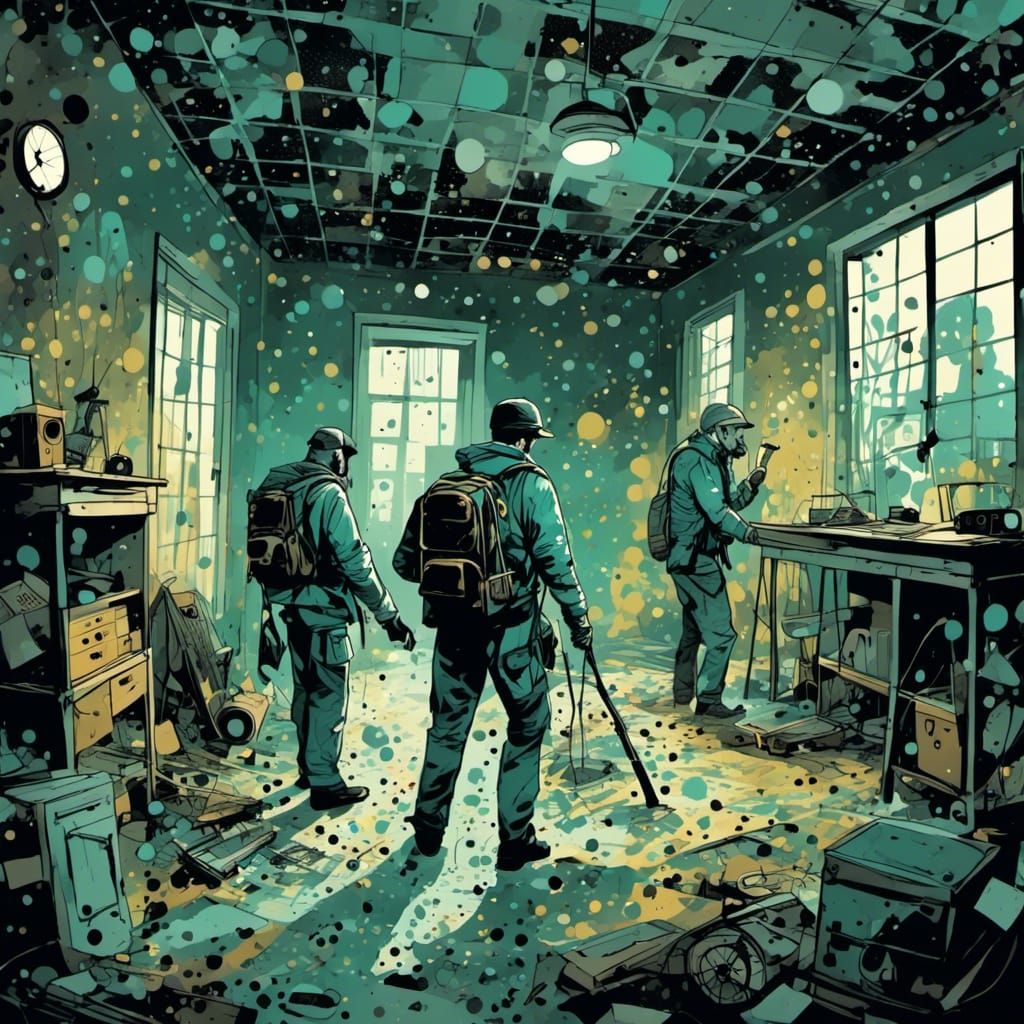 Ghost Hunters in an abandoned Hospital