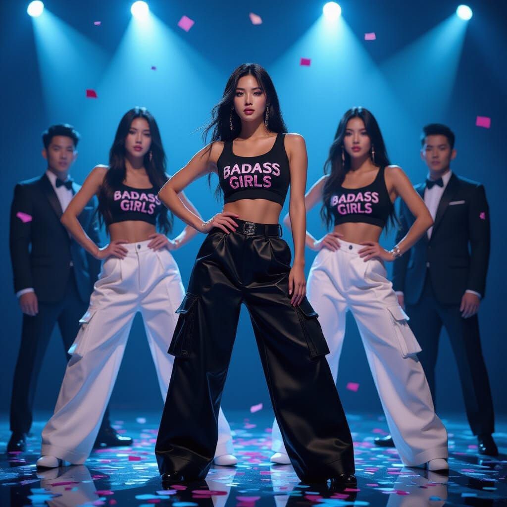 Three K-Pop Stars in Badass Attire on Award Day