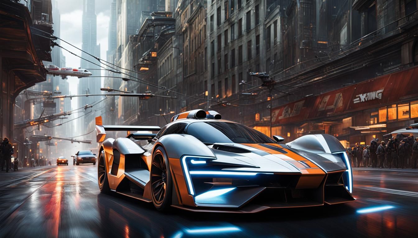 Sci-Fi Sports Car Concept Art