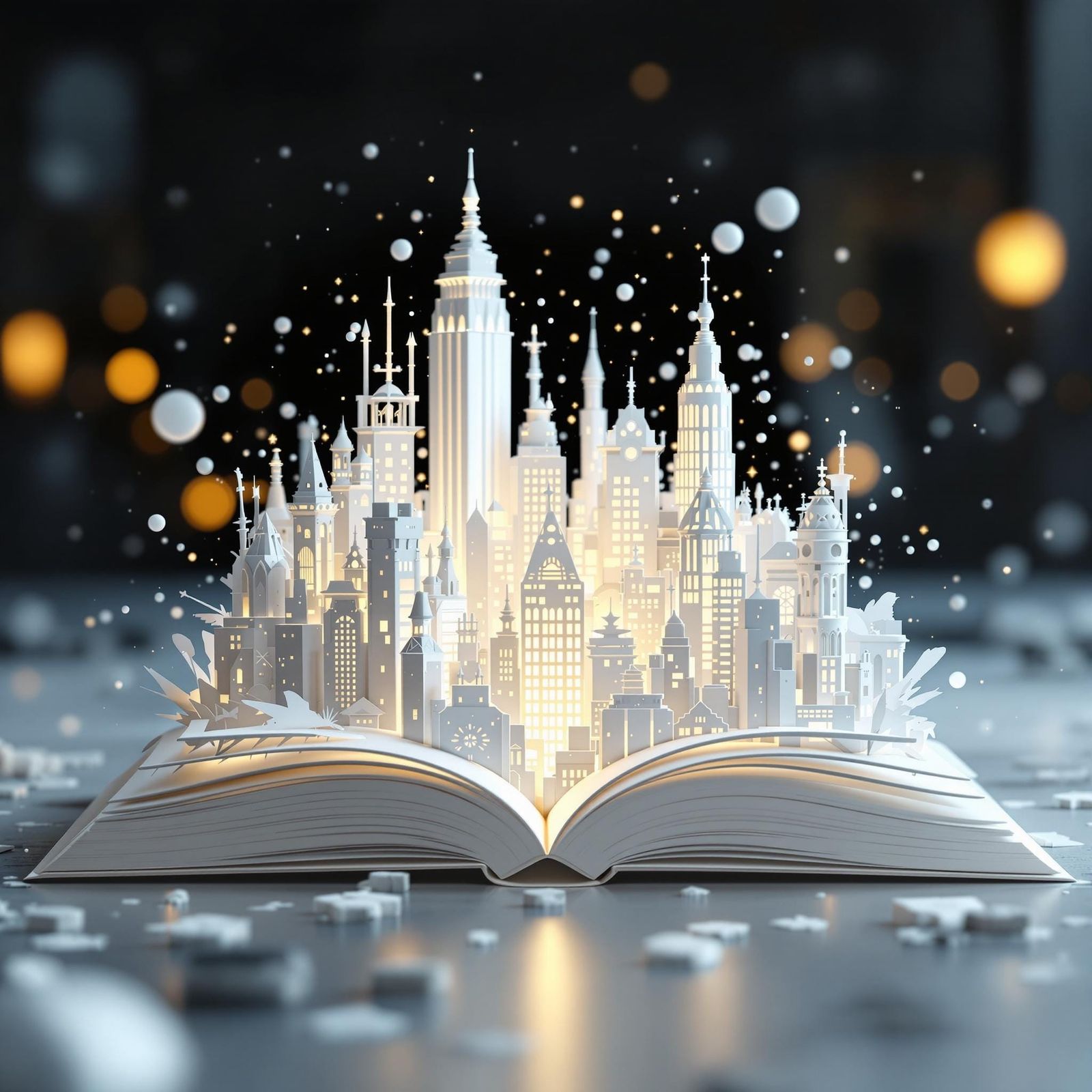 Miniature Sci-Fi World Emerges from Pop-Up Book