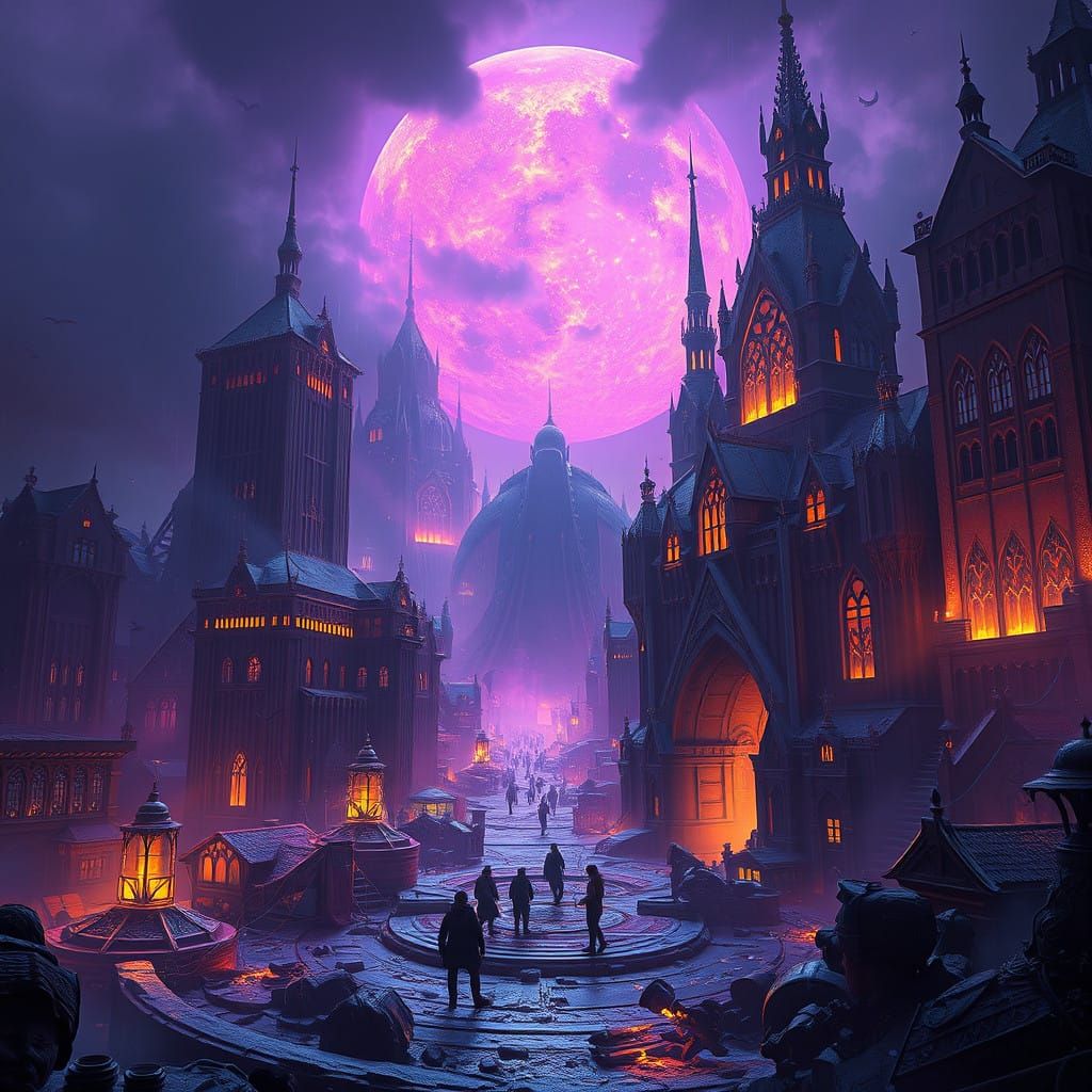 Ethereal Dark Fantasy Concept Art