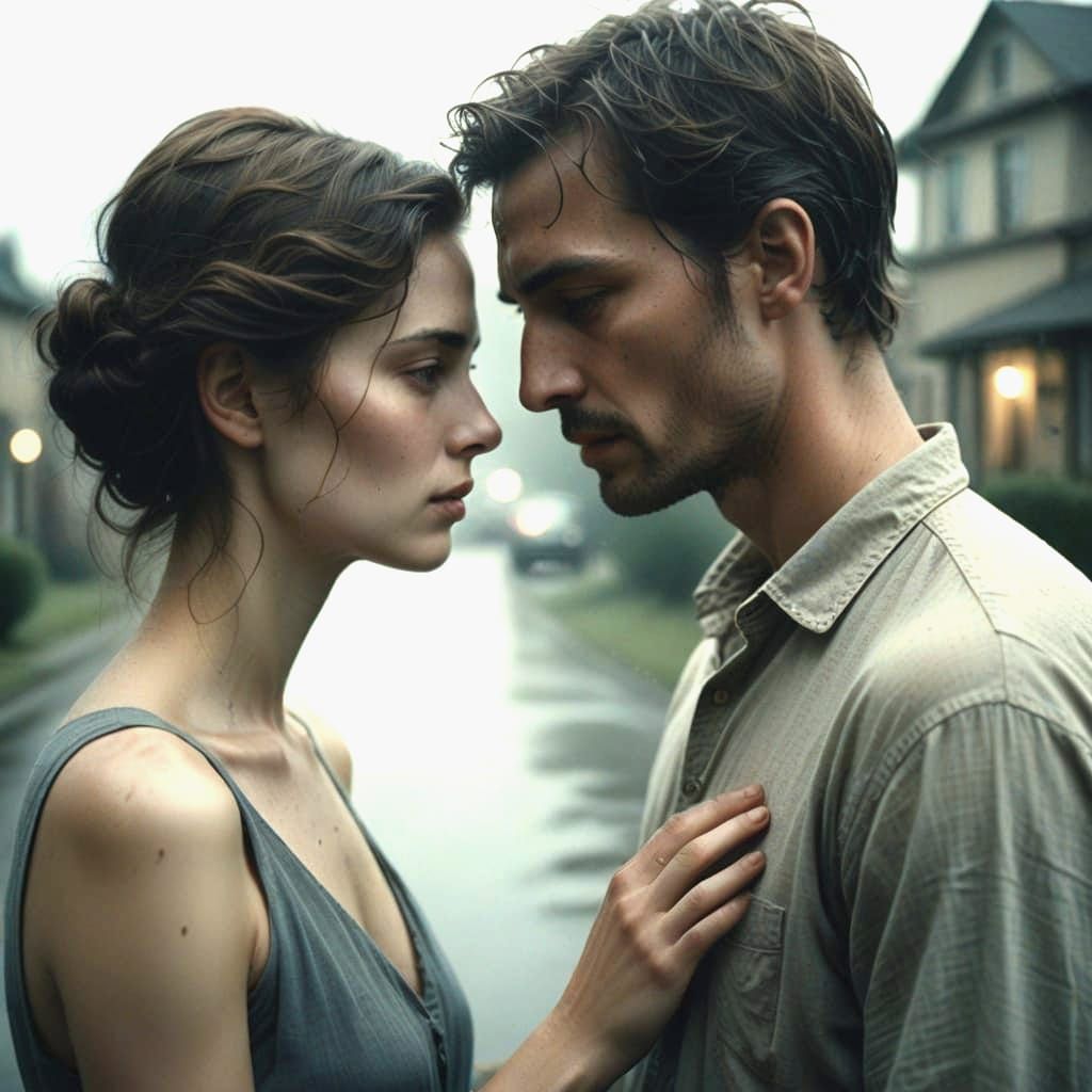 Tender Goodbye in Minimalist Style