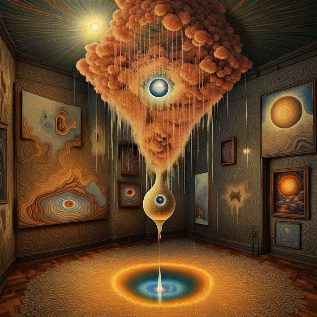 Fractal Reality: A Surreal Technicolor Dreamscape