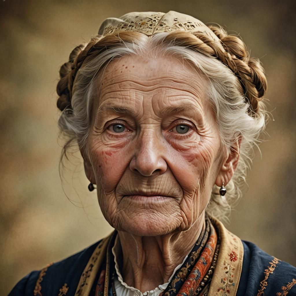 Dutch Golden Age Portrait of Elderly Woman