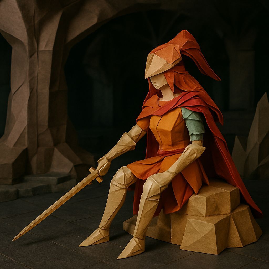 Origami Malenia in Haligtree Depths