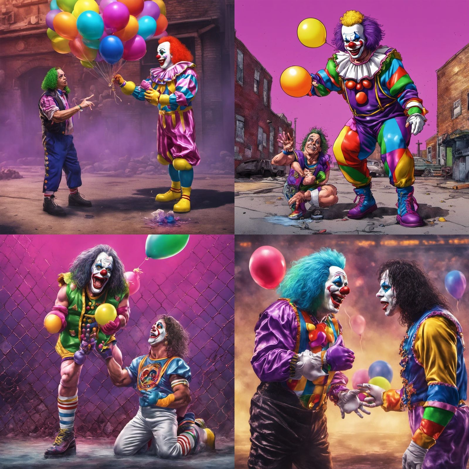 Doink the Clown's Sewer Balloon Offering