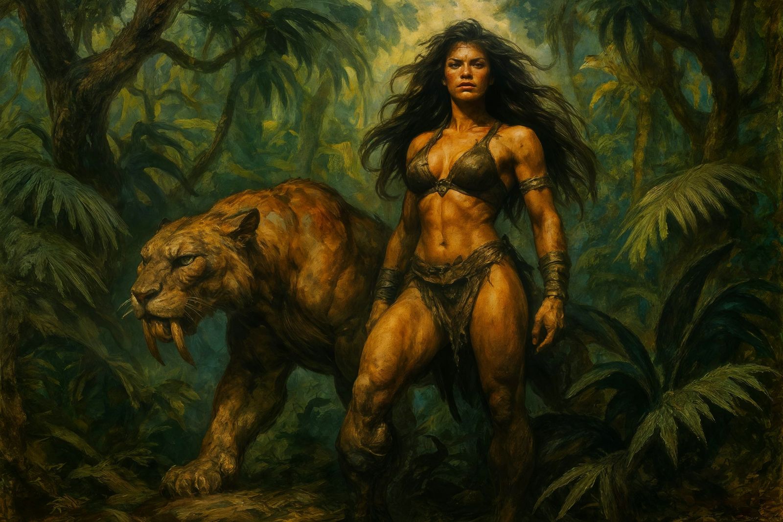 Savage Jungle Queen Empowered by Ancient Beast
