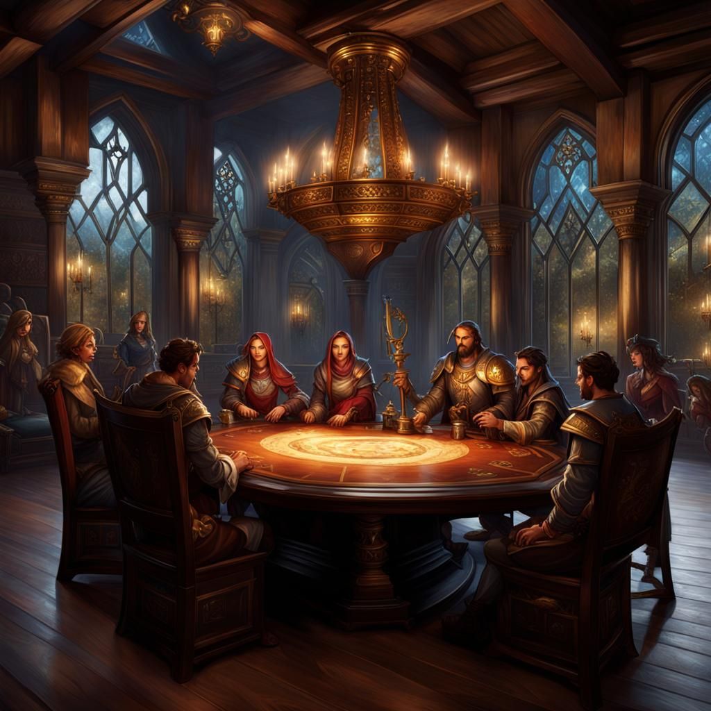 Paladin Hill Games Advertisement: Dark Fantasy Concept Art