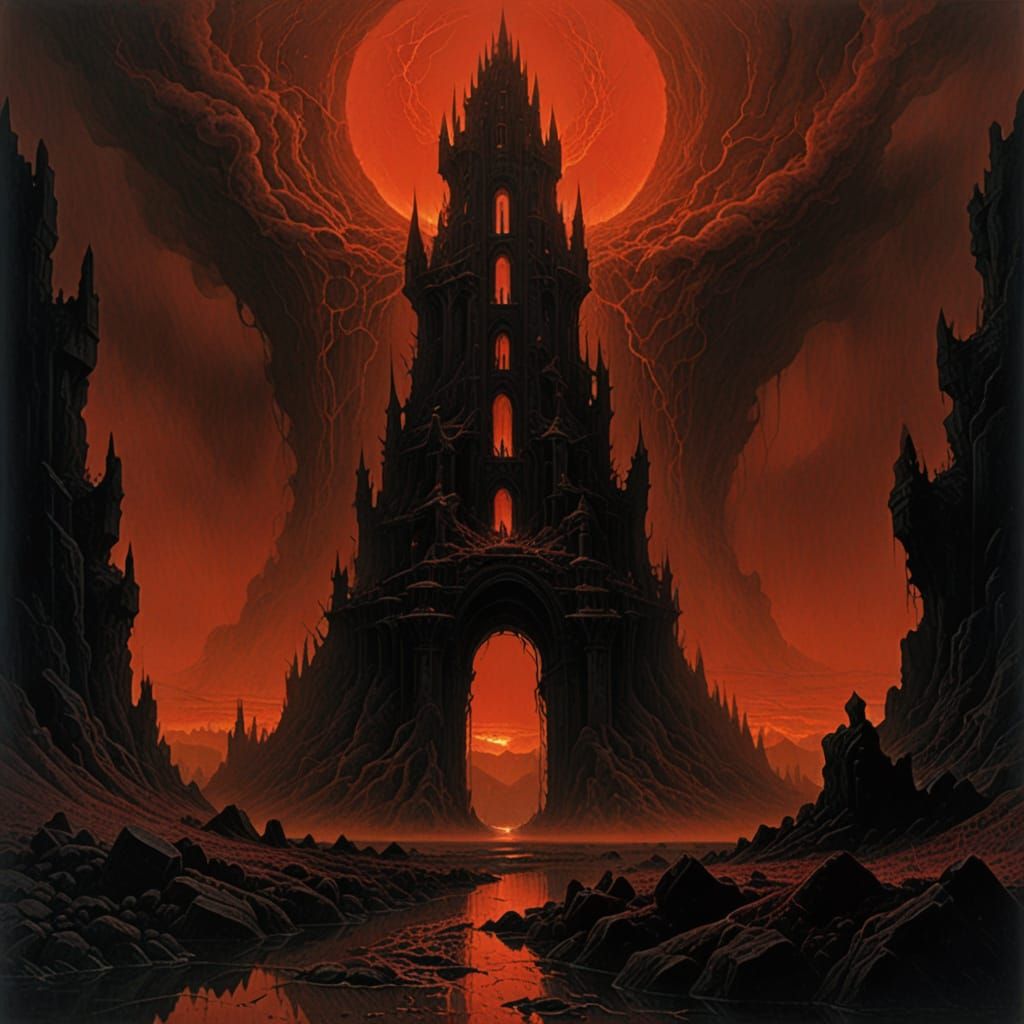Dreadful Oblivion Gate, Charred Tower of Dark Fantasy