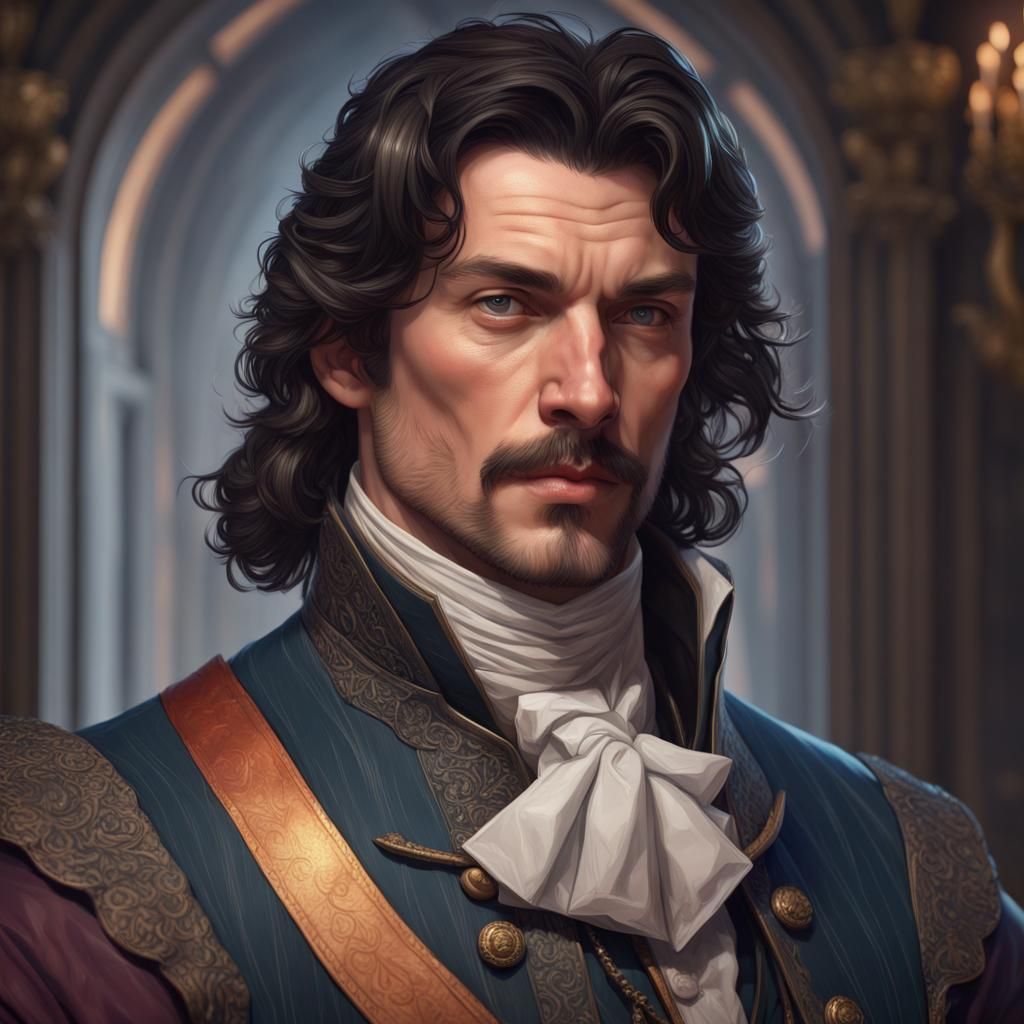 17th Century Duke Portrait in Artgerm Style