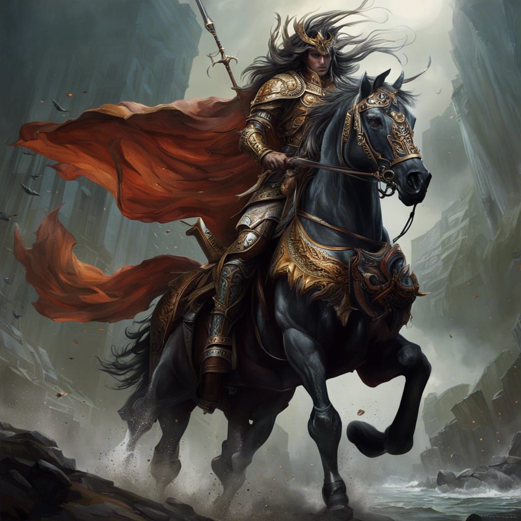 A Centaur, Majestic Half-Human, Half-Horse, Maybe?