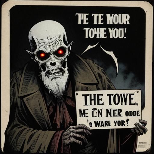 Creepy Crypt Keeper in EC Comics Style