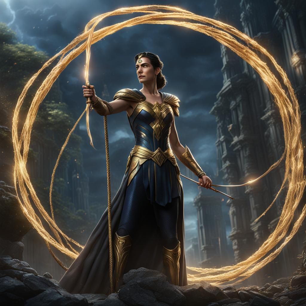 Diana Prince Lasso of Truth Art