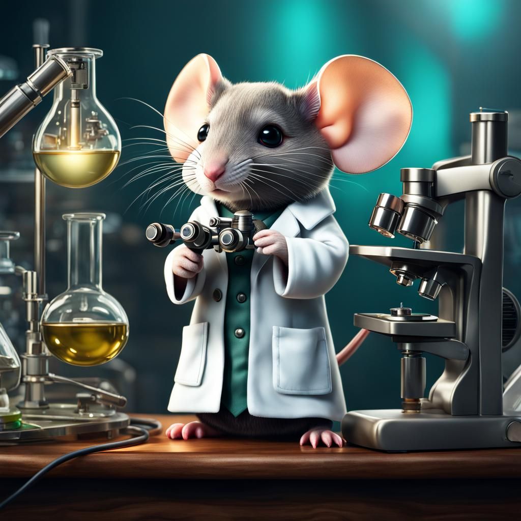 lab rat escapes  🥼🐀 starts science lab